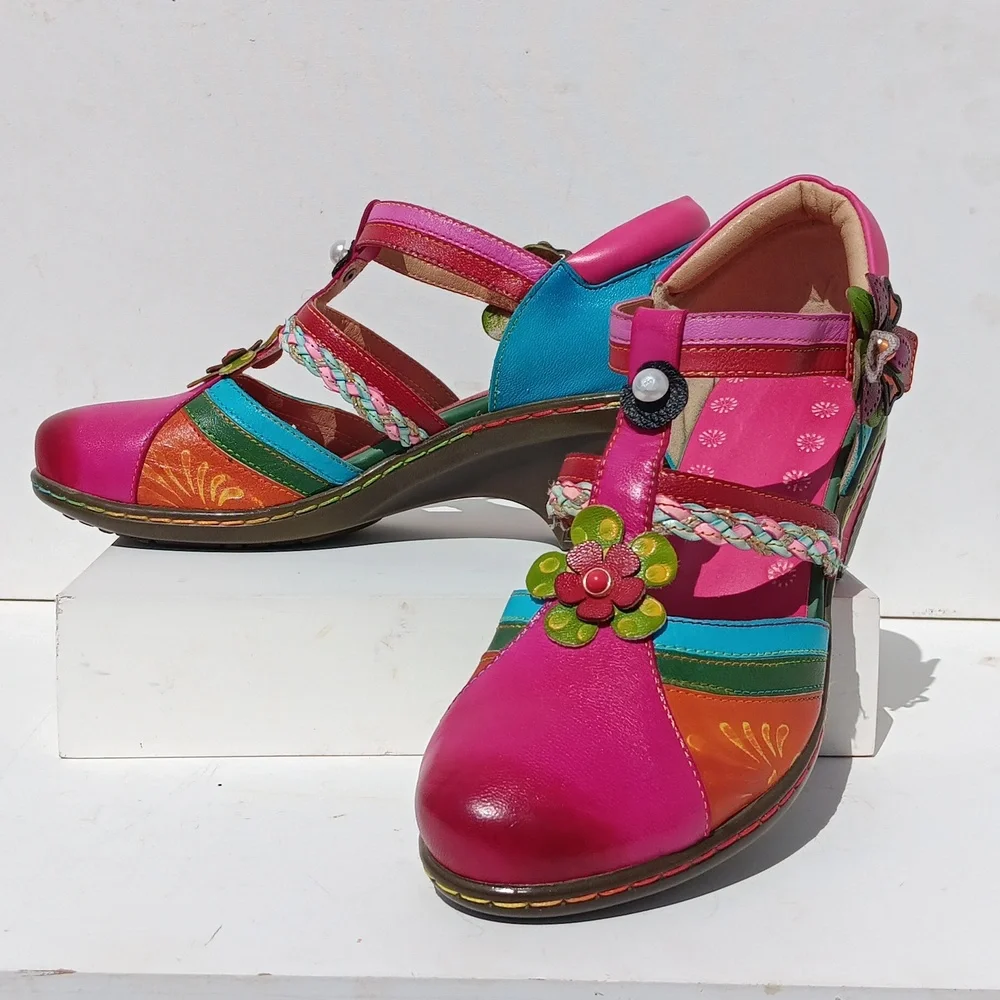 Colorful Women's Heels Size38 - Picture 2 of 7